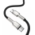 BASEUS 6953156202320 Przewód kabel USB-C - USB-C Cafule Metal Data Power Delivery 100W 1m - czarny
