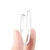 DUDAO 6970379616413 Adapter audio przejściówka do słuchawek iPhone z Lightning na mini jack 3,5 mm biały