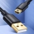 UGREEN 6957303813544 Kabel przewód USB - mini USB 5-pinowy pozłacany 0,5m czarny