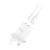 DUDAO 6970379616185 Ładowarka sieciowa z wtyczką angielską UK 2x USB-A + kabel iPhone Lightning 1m biała