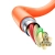 DUDAO 6973687248383 Mocny kabel kątowy do iPhone USB-A - Lightning 30W 1m rotacja 180 pomarańczowy