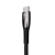 BASEUS 6932172617967 Wytrzymały elastyczny kabel do szybkiego ładowania USB-A - USB-C 100W 1m czarny
