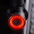 WOZINSKY 5907769308390 Lampka rowerowa tylna LED USB-C czerwone światło sensor STOP czarna
