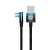 BASEUS 6932172612429 Kątowy kabel przewód z bocznym wtykiem USB - USB-C MVP 2 Elbow 100W PD 5A 1m niebieski