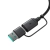 JOYROOM 6956116756796 Bezprzewodowa ładowarka magnetyczna 15W z kablem USB / USB-C czarna