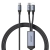 JOYROOM 6941237100757 2w1 Kabel przewód Speedy Series USB-C - USB-C / iPhone Lightning 100W 1.5m czarny