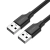 UGREEN 6957303813094 Kabel przewód USB - USB 2.0 1m czarny