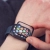 WOZINSKY 9145576274446 Szkło hartowane 9H na cały ekran Huawei Watch Fit 2 z czarną ramką Full Glue