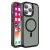 HURTEL 9145576280195 Magnetyczne etui z MagSafe do iPhone 15 Pro Max otworki pod smycz czarne