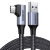 UGREEN 6957303822997 Kabel przewód kątowy USB - USB-C 5Gb/s 3A 1m czarny