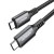 UGREEN 6941876219612 Kabel przewód USB-C 100W 5A PD 480Mbps 3m szary
