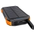 CHOETECH 6932112103840 Powerbank solarny 10000mAh z ładowarką indukcyjną Qi 5W pomarańczowy