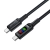 ACEFAST 6974316282778 Kabel przewód USB-C - USB-C 100W z wyświetlaczem 1.2m czarny