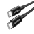 UGREEN 6941876212767 Kabel przewód w oplocie USB-C - USB-C PD 100W 1.5m czarny