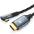JOYROOM 6941237165299 Kabel przewód kątowy USB-C - HDMI 4K 60Hz 2m szary